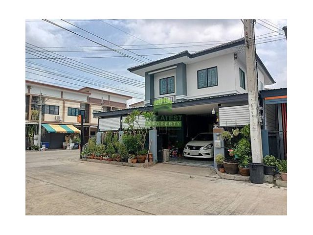 หมู่บ้านเค.ซี ซิตี้ พลัส สุวินทวงศ์ ขายด่วน บ้านแฝด 2 ชั้น เนื้อที่ 39.80 ตร.ว แปลงมุม ทำเลดี ต่อเติมครบ พร้อมอยู่