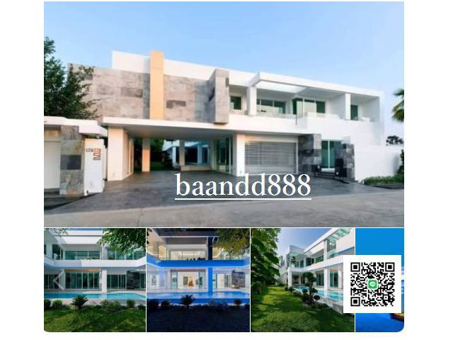 ขาย modern  luxury pool villa บ้านสร้างเสร็จใหม่แกะกล่องดีไซน์สวย