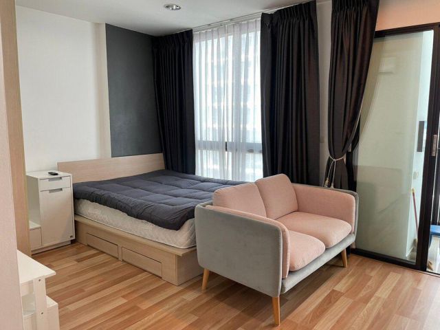 Ideo Huai Khwang for rent Studio unit 27 sqm. rental 13,000 baht/month