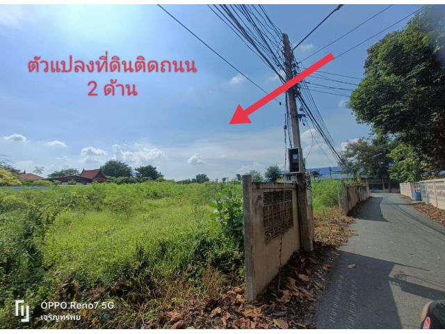 ขายด่วนร้อนเงิน ที่ดินตัวเมืองอ่างทอง 1-2-54 ไร่ ห่างจากตลาด 2 กม.