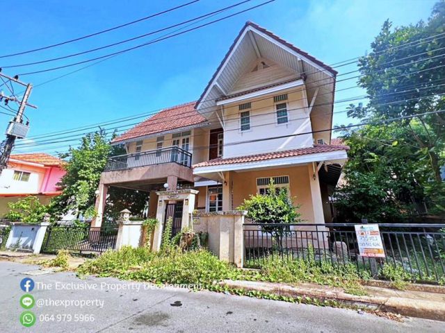 ขายบ้านเดี่ยว หมู่บ้าน รัตวรรณ 2 ลำลูกกา คลอง 4 ราคาถูก บนเนื้อที่ 73.5 ตร.ว