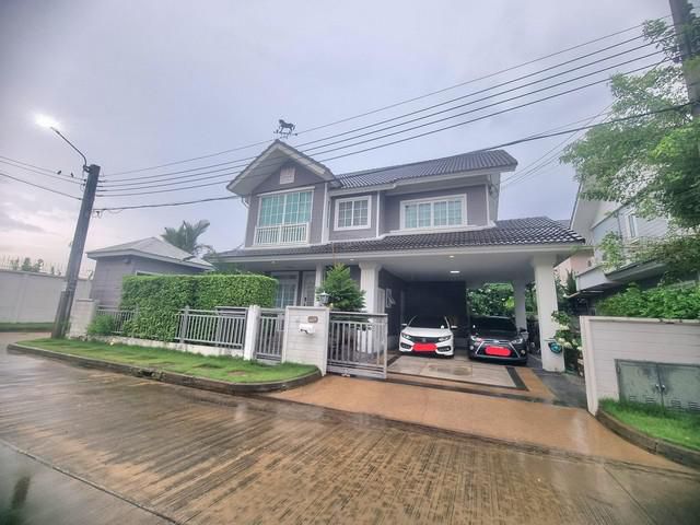 ขายบ้าน หลังมุม 65 ตรว. บุราสิริ ปัญญาอินทรา ใกล้ทางด่วนรามอินทร