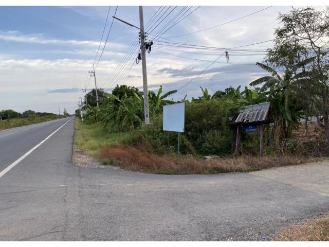 ขายที่ดินติดถนนลาดยาง เส้นนครหลวง อุทัย ติดคลอง ไฟฟ้า ปะปา ติดชุมชน