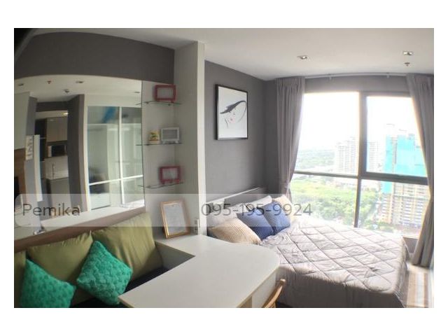 For Rent IDEO MOBI Rama 9 area 22 sqm 15.5K Fully Furnished ให้เช่า คอนโด ไอดีโอ โมบิ พระราม 9