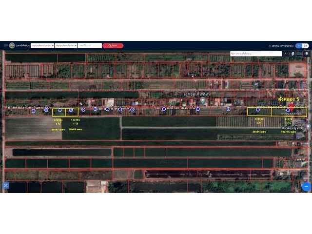 ZS05-005  ขายที่ดิน ติดถนนคลอง 5  ปทุมธานี