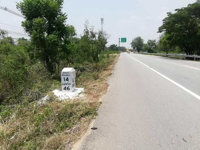 ที่ดินสวยมากติดถนนหลักเมืองไทย 3-1-40 ไร่ ติดถนนเอเซีย AH1 ที่ติด