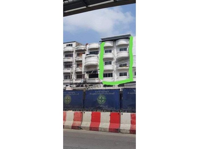 PO1819ให้เช่า อาคารพาณิชย์ 2 คูหา 4.5 ชั้น ริมถนนศรีนครินทร์