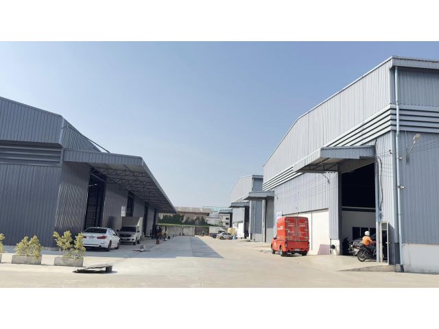 ให้เช่าโกดังคลังสินค้ารังสิตนครนายกคลอง2 สร้างใหม่  พื้นที่ 800-1700 ตารางเมตร