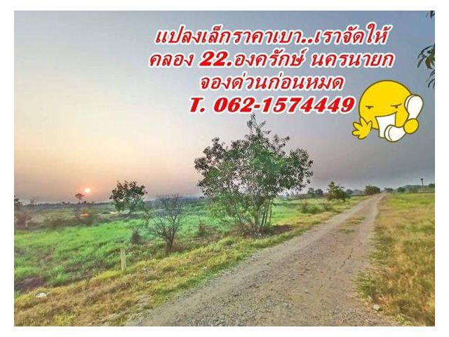 4 แปลงสุดท้ายขายถูกเว่อร์ใจเย็นชวด T.062-1574449