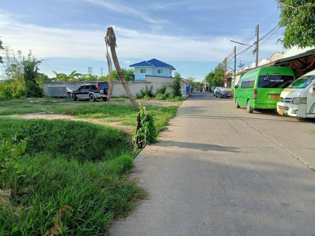 ขายที่ดินธัญบุรี 120 ตรว. ถมแล้วติดถนนคอนกรีต ใกล้ถนนมอเตอร์เวย์(9) - 8 กม. จ.ปทุมธานี