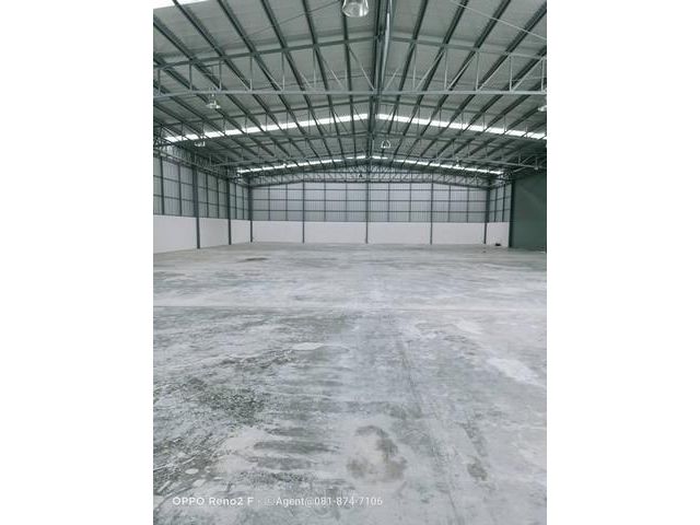 โรงงานให้เช่าโกดังให้เช่าอยู่ในพื้นที่สีม่วงใกล้นิคมบางปูตำบลบางป
