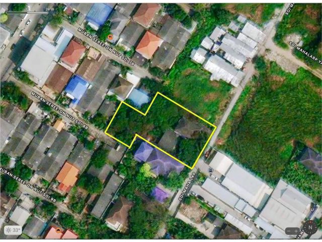 ด่วน ขายที่ดินอ่อนนุช 70/1 หมู่บ้านเสรี อ่อนนุช ขนาด 366 ตร.ว ใกล้ถนนพัฒนาการตัดใหม่ แปลงสวย ถนนกว้าง ทำเลดี ขายถูก เหมา