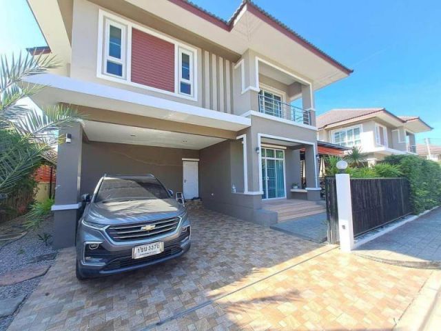 #ให้เช่าบ้านสันกำแพง หมู่บ้านเดอะพรีโก้ ราคาเช่า 35,000 บาท/เดือน