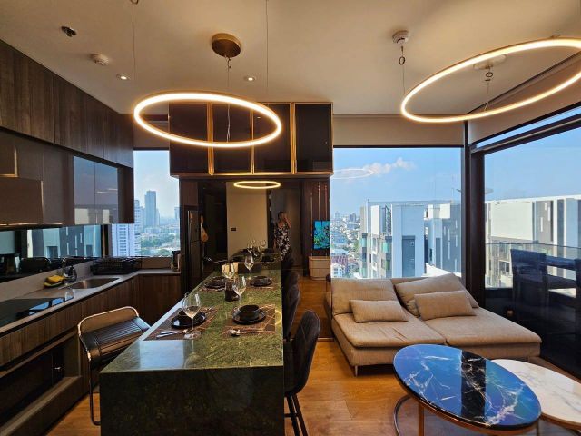 The Fine Bangkok Ekkamai 12 for rent 2 bedrooms 2 bathrooms 56 sqm. rental 59,000 baht/month