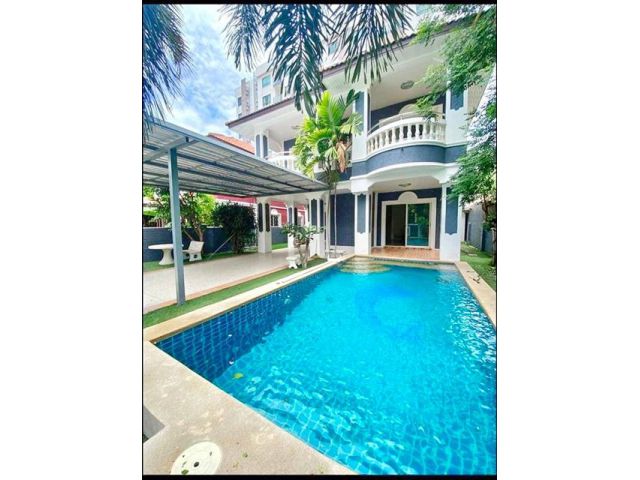 เฟอร์ครบ 2ชั้น ให้เช่า บ้านพูลวิลล่า 3นอน 4น้ำ ตลาทัพพระยา พัทยา