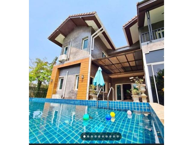 ให้เช่าบ้านอำเภอเมืองเชียงใหม่ วิวดอยสุเทพ  พร้อมสระ ราคาเช่า 45,000 บาท/เดือน