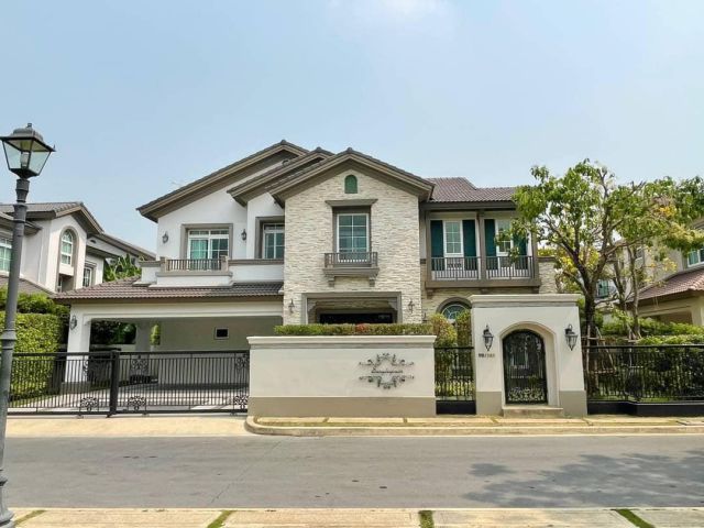 (ขาย-เช่า)บ้านเดี่ยวหมู่บ้านนันทวัน-บางนา กม.7