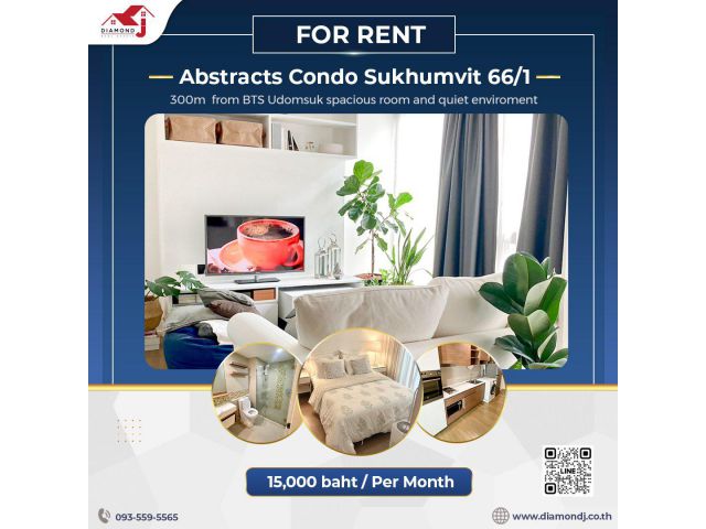 คอนโดให้เช่าใน Abstracts Sukhumvit 66/1 (แอ็บสแตร็กส์ สุขุมวิท 66/1)