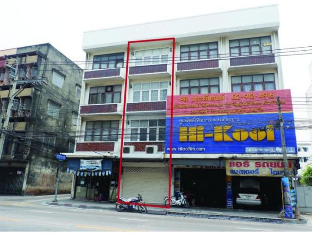 ให้เช่าอาคาร 4 ชั้น ติดถนนใหญ่ ซอยประชาราษฎร์สาย1 ซอย 10 (บางโพ)