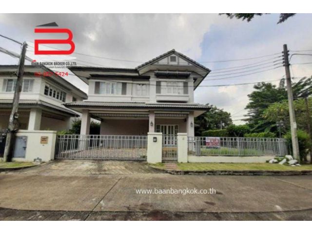 บ้านเดี่ยว หมู่บ้าน เศรษฐสิริ ปัญญาอินทรา เนื้อที่ 65.5 ตรว. ถนนรามอินทรา เขตคลองสามวา