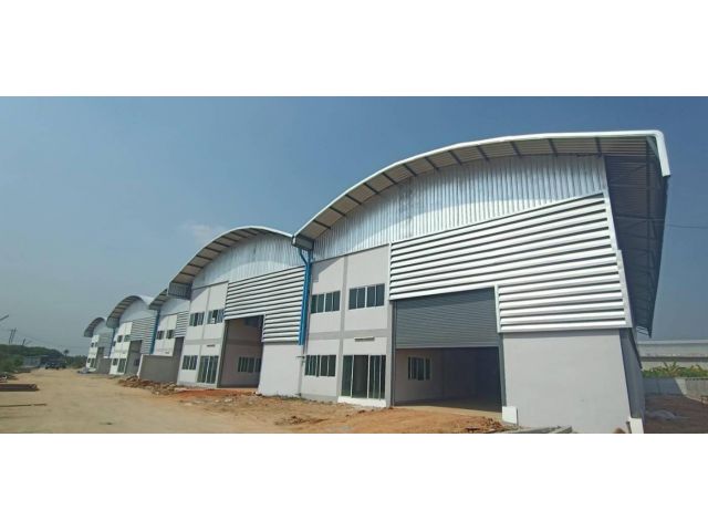 AR009 ให้เช่าโรงงาน-โกดังสร้างใหม่ของทรัพยรุ่งเรือง บนเนื้อที่ 900 ตร.ม โกดัง 600 ตร.ม เดินทางสะดวก สมุทรสาคร