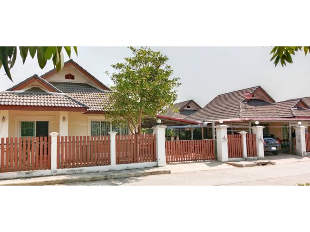 H518-ขาย บ้านเดี่ยว ชั้นเดียว 2 หลังติดกัน  ต.สันผักหวาน อ.หางดง จ.เชียงใหม่