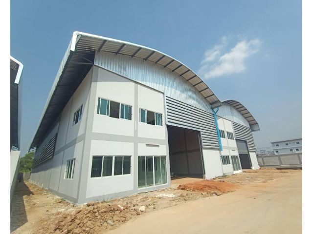 AR010 ให้เช่าโรงงานทรัพย์รุ่งเรืองพร้อมสำนักงาน2 ชั้น ขนาด 950 ตร.ม ใกล้ถนนสายใยรัก การเดินทางสะดวก สมุทรสาคร