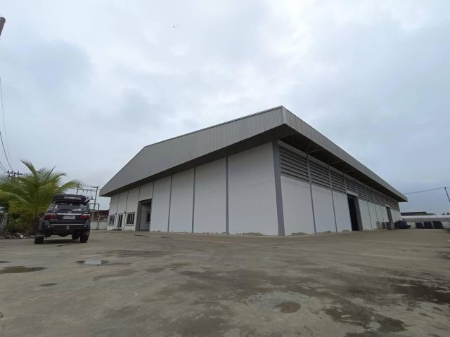 S423 ที่ดิน-โรงงานพร้อมสำนักงานมีห้องโถง1ห้อง ห้องทำงาน 3 ห้อง บนเนื้อที่ 3 ไร่ พื้นที่ใช้สอย 2400 ตร.ม ท่าเสา สมุทรสาคร