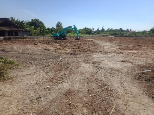 S404 ขายที่ดินขนาด 6 ไร่ ติดถนนสองด้าน ใกล้ถนนมอเตอร์เวย์เชื่อมท่าเรือ บางละมุง ชลบุรี