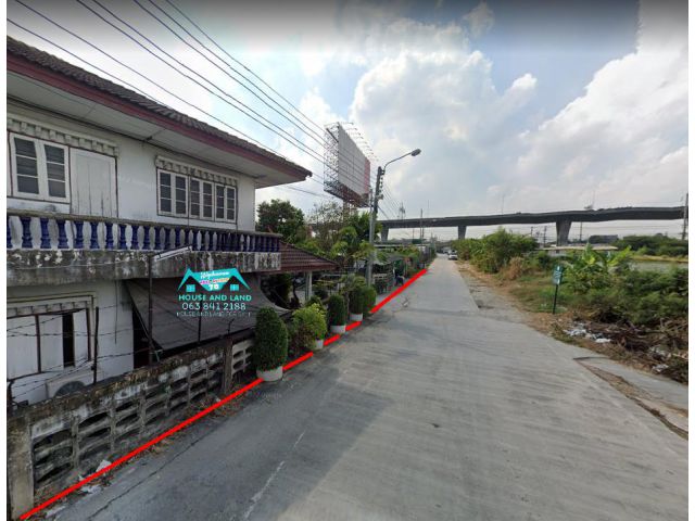 ขายที่ดิน " ทำเลดีมากๆ "  ใกล้ถนนเทพรัตน เนื้อที่ 2 ไร่ 1 งาน 7 ตรว.ติดถนน ต. บางเสาธง อ. บางเสาธง จ. สมุทรปราการ