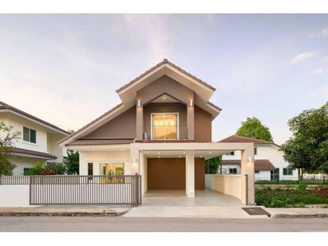 ขายบ้านหางดง จ.เชียงใหม่ ในโครงการ ใกล้ รร.นานาชาติ เนื้อที่ 50 ตร.ว ราคา 3.79 ล้านบาท