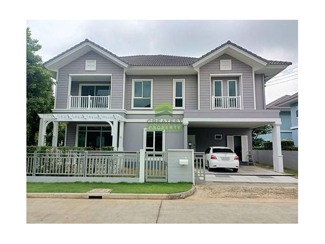 หมู่บ้านบุราสิริ ปัญญาอินทรา BURASIRI PANYAINTRA ขายด่วน บ้านเดี่ยว 2 ชั้น เนื้อที่ 75.10 ตร.ว สวย ทำเลดี ใกล้ซาฟารีเวิล