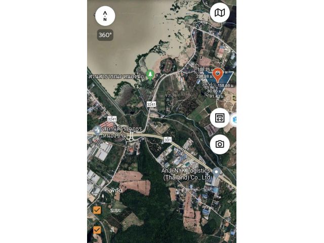ที่ดินใกล้สวนสาธารณะหนองฆ้อ 56-1-79ไร่ละ 2.5ล้าน ต.หนองขาม อ.ศรีราชา จ.ชลบุรี