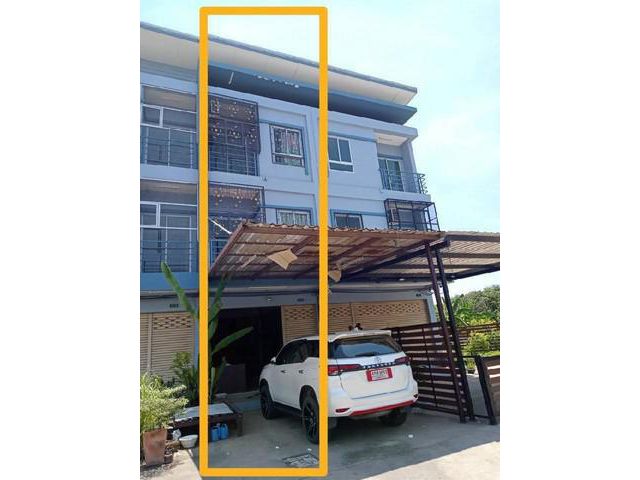 ขายอาคารพาณิชย์ 3ชั้น พร้อมอยู่  ซอยขจรวิทย์ เทพารักษ์