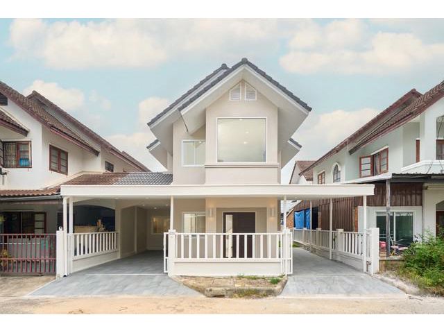 บ้าน minimal contemporary หมู่บ้าน ขวัญเวียง หางดง