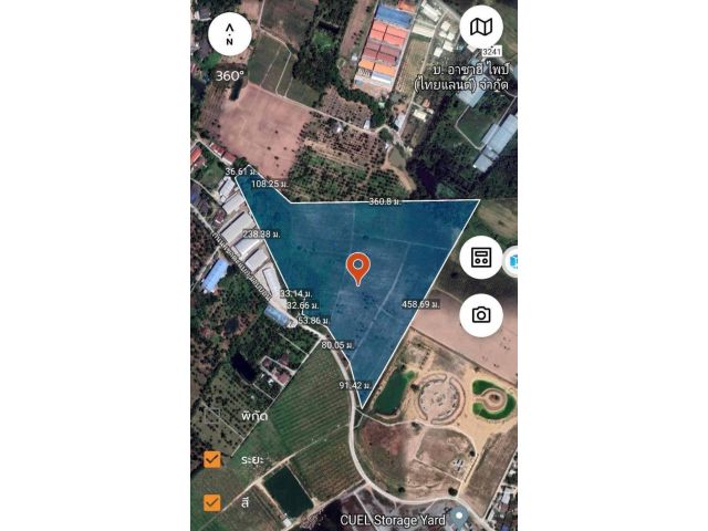 ที่ดินใกล้สวนสาธารณะหนองฆ้อ 56-1-79ไร่ละ 2.5ล้าน ต.หนองขาม อ.ศรีราชา จ.ชลบุรี