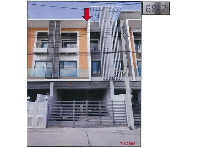 ขายบ้านทาวน์เฮ้าส์ 3 ชั้น หมู่บ้าน De Rich สุขา5