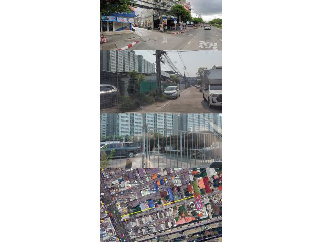 ขายที่ดิน ติดซอยนวมินทร์ 40 เนื้อที่ 1-0-78 ตรว ทำเลดีอยู่แนวรถไฟฟ้าสายสีน้ำตาลสถานี อินทรรักษ์ 200 เมตร