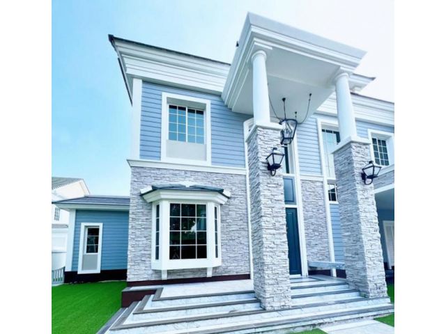 เฟอร์หรูครบ 380 ตร.ม ใหม่ คฤหาสน์ ถูกที่สุด บางนา  Built in 4นอน