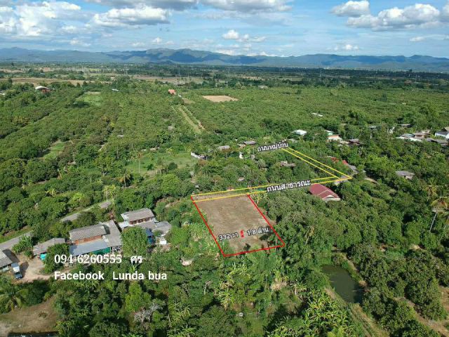 #ขายที่ดิน ปรับถมให้เเล้ว  พร้อมสำหรับปลูกบ้านเข้าซอย 100 เมตร  ขายที่ดินเปล่า 332 ตรว. ขาย 1,800,000 บาท หน้ากว