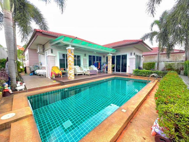 H16 ขายบ้านเดี่ยว 3 ห้องนอนพร้อมสระว่ายน้ำ ห้วยใหญ่/Pool villa 3 Beds The Bliss 2 Huai Yai Pattaya