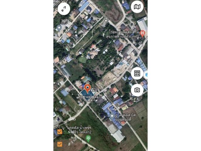 ที่ดินแปลงสวยถมแล้วห้วยกะปิ 441ตรว. ขาย 11ล้าน ต.ห้วยกะปิ อ.เมือง จ.ชลบุรี - ที่ดินแปลงสี่เหลี่ยมติดถนนสองด้านหน้ากว้างติดถนนประมาณ 39เมตร