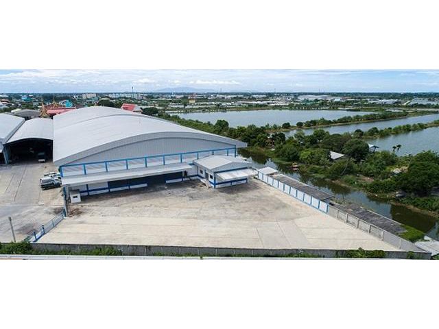 ให้เช่าโกดังที่ดิน 4 ไร่ บางบ่อ ใกล้วัดลาดหวาย นิคมอุตสาหกรรมบางพ