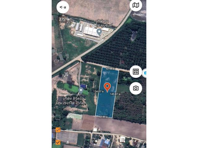 ที่ดินบ้านบึงหนองบอนแดง 5ไร่ ไร่ละ 1.5ล้าน ต.หนองบอนแดง อ.บ้านบึง จ.ชลบุรี -