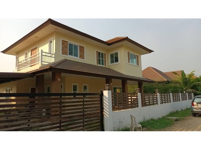 ขายถูก บ้านสร้างใหม่ 2 ชั้น 109 ตร.ว. วงแหวนรอบ 3 ติด บ้านฟ้าหลวง ต.ต้นเปา สันกำแพง เชียงใหม่