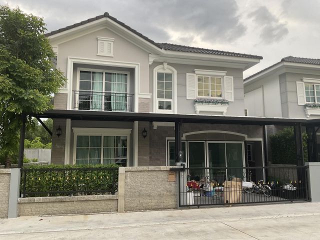 ขายบ้านนีโอโฮม รัตนาธิเบศร์ 3 นอน 2 น้ำ หน้าบ้านไม่ชนกับใคร แอร์ 5 ตัว ติดถนนใหญ่