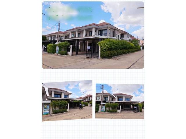 ขายด่วน หมู่บ้านนาวาสิริ บ้านแฝด 2 ชั้น (หลังริม)