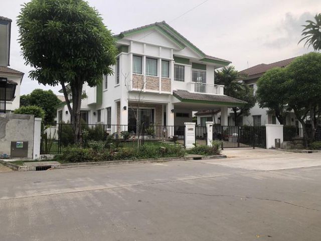 U1239 ให้เช่าบ้านเดี่ยว 2 ชั้น หมู่บ้านมัณฑนา อ่อนนุช - วงแหวน 2  Manthana Onnut - Wongwaen 2 บ้านตกแต่งหรูพร้อมเฟอร์ครบ