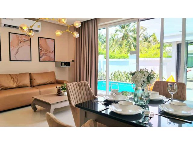 H31 ให้เช่า Palm Oasis Villas 2 ห้องนอน/ For Rent2 BR Pool Villa Near Jomtien Beach