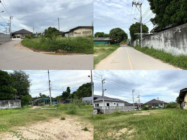 ที่ดินปลูกบ้านเนื้อที่ 95 ตร.วา ปรับแต่งพร้อมปลูกบ้าน ติดถนน2ด้าน